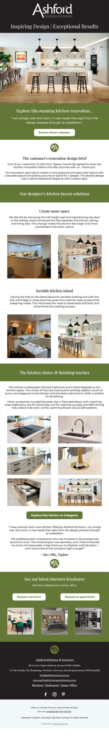 Explore this stunning kitchen renovation...