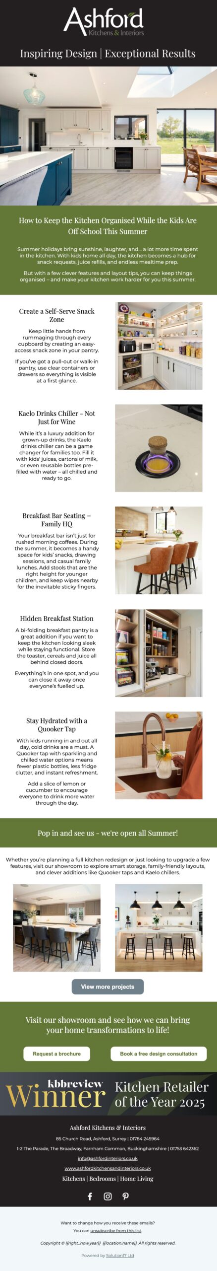 How to Keep the Kitchen Organised While the Kids Are Off School This Summer