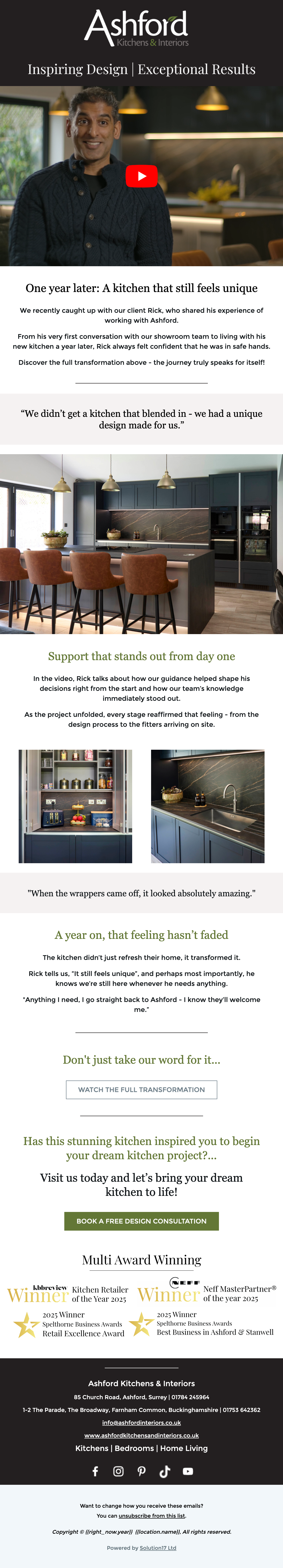 One year later: A kitchen that still feels unique