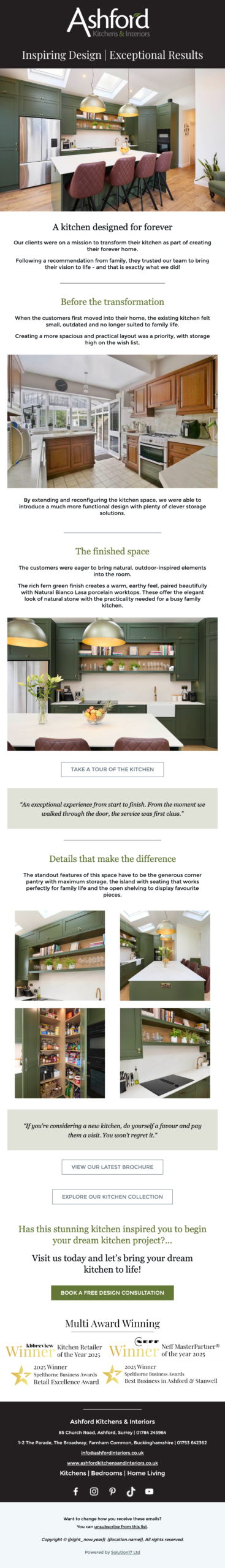 A kitchen designed for forever
